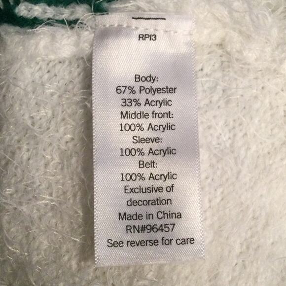 Ugly Christmas Sweater Dress Eyelash knit on top 3X - Picture 6 of 6